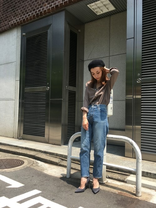 庄司 未菜美 Ungrid Ungridのデニムパンツを使ったコーディネート Wear