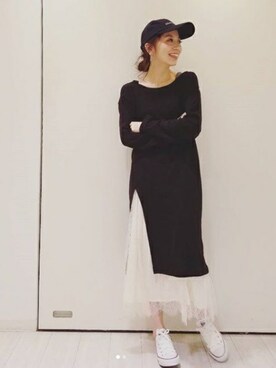 庄司　未菜美さん（レディース・159cm）の冬コーディネート
