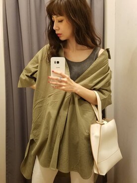 庄司　未菜美さん（レディース・159cm）の夏コーディネート