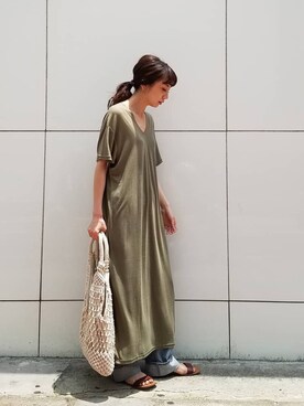 庄司　未菜美さん（レディース・159cm）の夏コーディネート