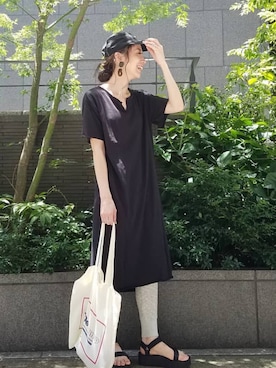庄司 未菜美さん(レディース・159cm)の夏コーディネート
