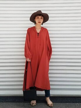 庄司 未菜美さん(レディース・159cm)の秋コーディネート