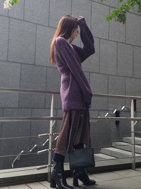 庄司 未菜美さん(レディース・159cm)の秋コーディネート