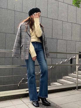 庄司　未菜美さん（レディース・159cm）の秋コーディネート