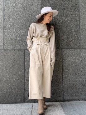 庄司　未菜美さん（レディース・159cm）の秋コーディネート