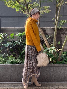 庄司 未菜美さん(レディース・159cm)の秋コーディネート