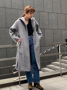 庄司　未菜美さん（レディース・159cm）の冬コーディネート