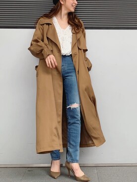 庄司 未菜美さん(レディース・159cm)の冬コーディネート