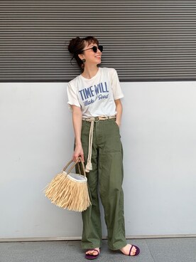 庄司　未菜美さん（レディース・159cm）の春コーディネート