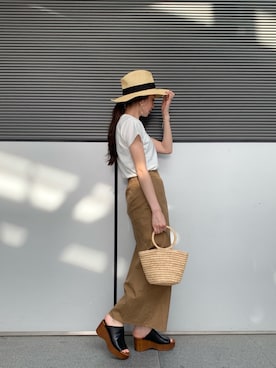 庄司 未菜美さん(レディース・159cm)の夏コーディネート