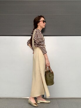 庄司　未菜美さん（レディース・159cm）の夏コーディネート