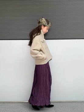 庄司 未菜美さん(レディース・159cm)の秋コーディネート