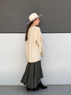 庄司 未菜美さん(レディース・159cm)の秋コーディネート