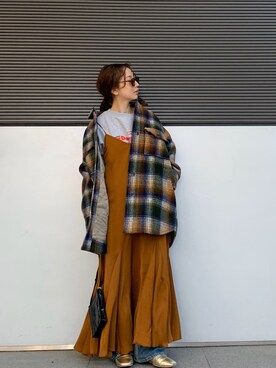 庄司 未菜美さん(レディース・159cm)の冬コーディネート