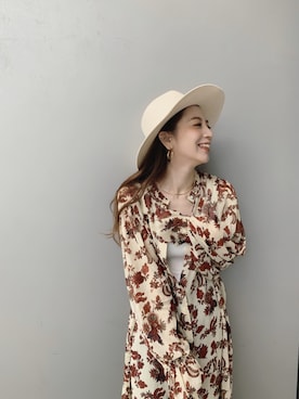 Ungrid アングリッド の ラメジャカードフラワープリントワンピース ワンピース Wear