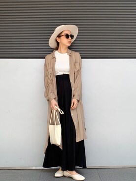 庄司　未菜美さん（レディース・159cm）の冬コーディネート