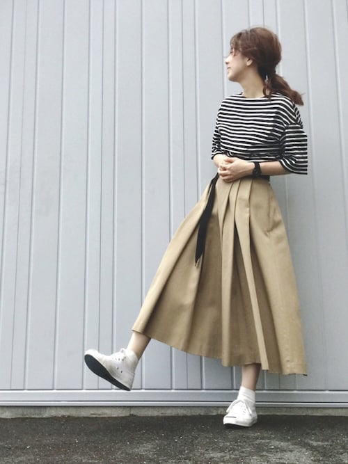 Rika Dickiesのスカートを使ったコーディネート Wear