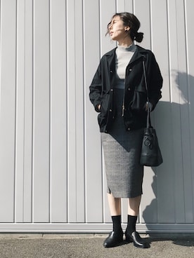 「journal standard L'essage（ジャーナルスタンダードレサージュ）のアイテム（ジャケット/アウター）」を使った、RIKAさん（レディース・168cm）の秋コーディネート