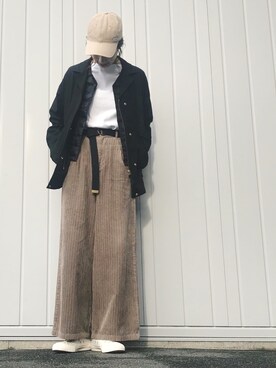 「journal standard L'essage（ジャーナルスタンダードレサージュ）のアイテム（ジャケット/アウター）」を使った、RIKAさん（レディース・168cm）の秋コーディネート