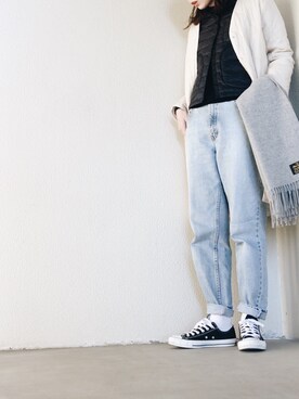 「Ray BEAMS（レイビームス）のアイテム（ジャケット/アウター）」を使った、RIKAさん（レディース・168cm）の冬コーディネート