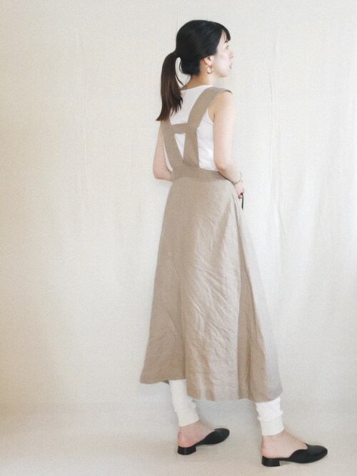ジャンパースカートを使った「レギンス」の人気ファッションコーディネート（ユーザー：WEARISTA） - WEAR