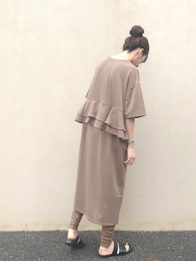 「CYCRO（サイクロ）のアイテム」を使った、RIKAさん（レディース・168cm）の夏コーディネート