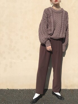 RIKAさん（レディース・168cm）の秋コーディネート