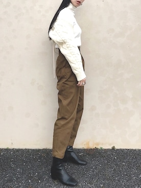 RIKAさん（レディース・168cm）の冬コーディネート