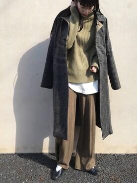 siiwa リバーシブルコートを使った人気ファッションコーディネート - WEAR