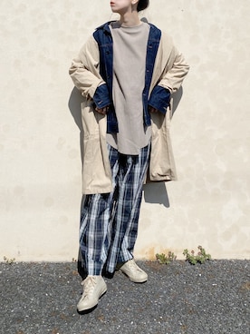 「ANT（アント）のアイテム（ジャケット/アウター）」を使った、RIKAさん（レディース・168cm）の春コーディネート
