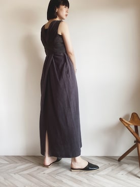 「AERON（アーロン）のアイテム」を使った、RIKAさん（レディース・168cm）の夏コーディネート