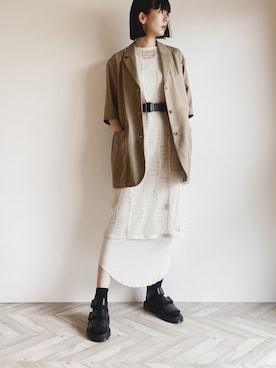 RIKAさん（レディース・168cm）の夏コーディネート