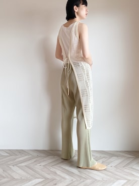 「ペールトーン」｜「アイテム（ワンピース/ドレス）」を使った、RIKAさん（レディース・168cm）の夏コーディネート