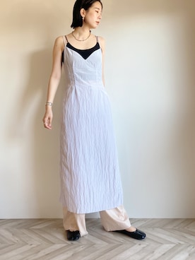 「DONOBAN（ドノバン）のアイテム（シューズ）」を使った、RIKAさん（レディース・168cm）の夏コーディネート