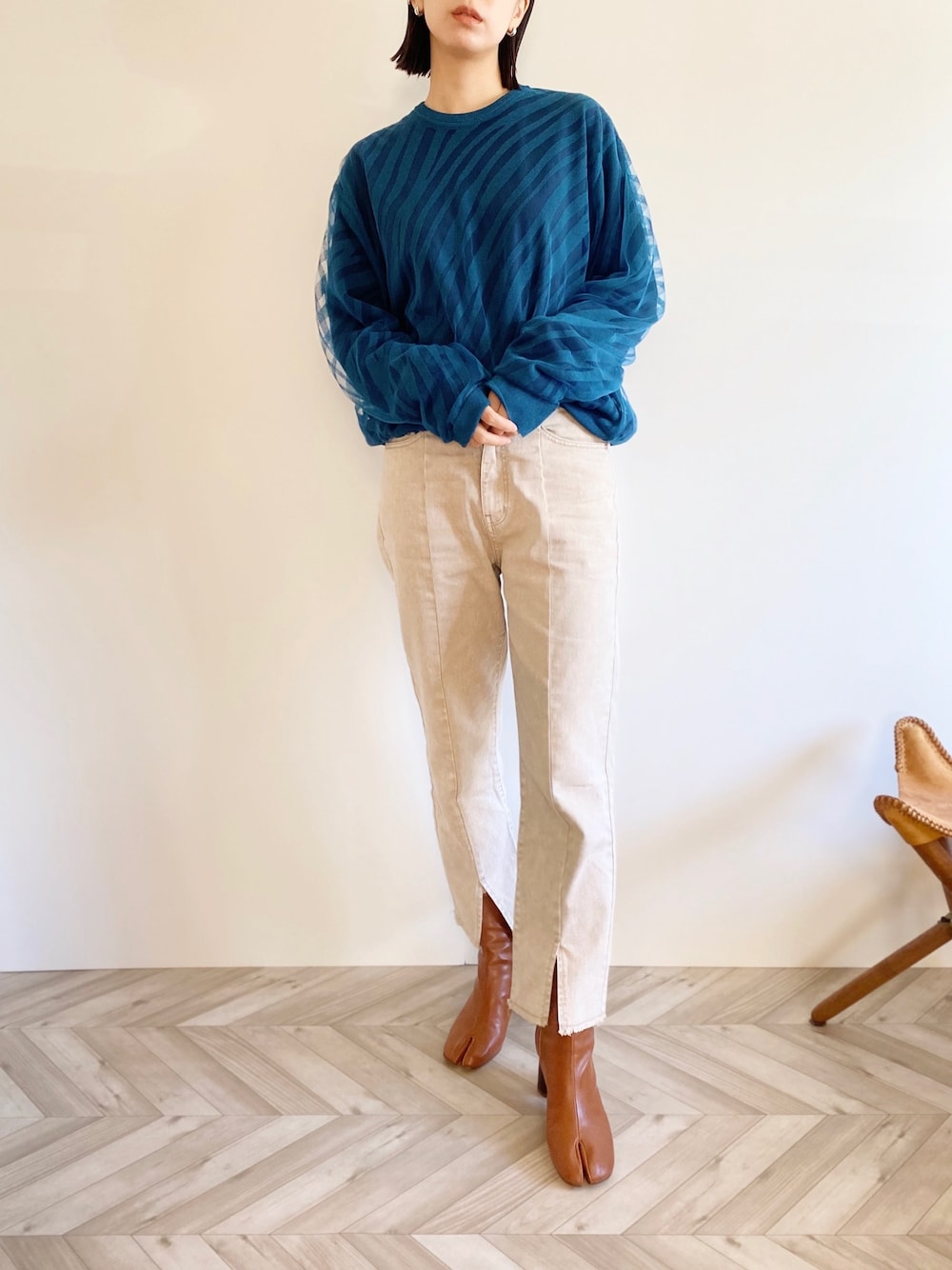 6(ROKU)＞OPEAL PULLOVER/ニットを使った人気ファッション