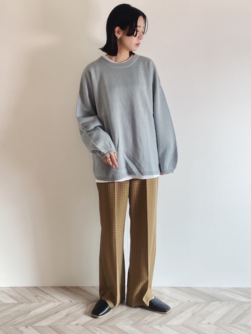 6（ロク）の「＜6(ROKU)＞CHECK SET UP PANTS/パンツ（その他