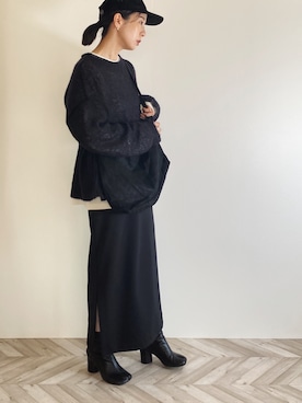 RIKAさん（レディース・168cm）の冬コーディネート