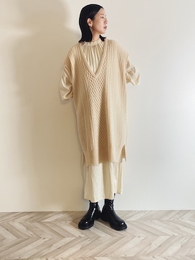 RIKAさん（レディース・168cm）の冬コーディネート