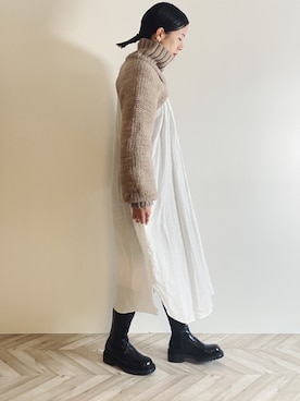 RIKAさん(レディース・168cm)の冬コーディネート