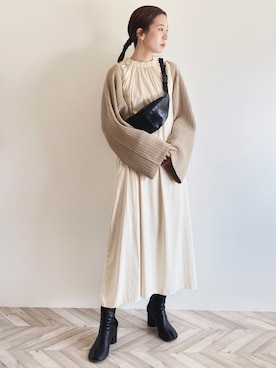 RIKAさん（レディース・168cm）の冬コーディネート