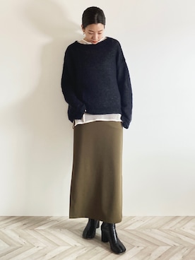 RIKAさん（レディース・168cm）の冬コーディネート