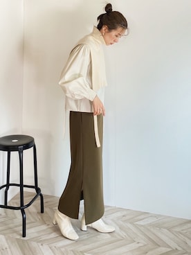 RIKAさん（レディース・168cm）の冬コーディネート