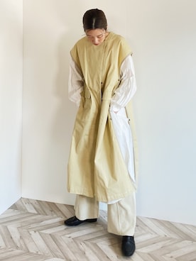 「select MOCA（セレクトモカ）のアイテム（その他アウター）」を使った、RIKAさん（レディース・168cm）の冬コーディネート
