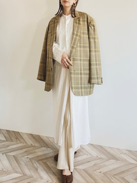 「Lepidos（レピドス）のアイテム」を使った、RIKAさん（レディース・168cm）の春コーディネート