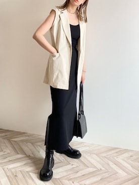 RIKAさん（レディース・168cm）の春コーディネート