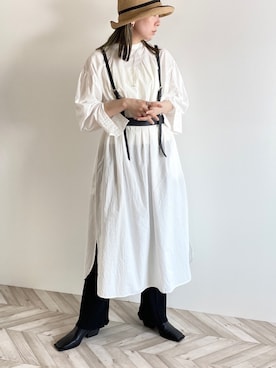 「Lepidos（レピドス）のアイテム」を使った、RIKAさん（レディース・168cm）の夏コーディネート