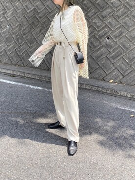 y/m by RIKA（イムバイリカ）のスラックスを使った人気ファッション