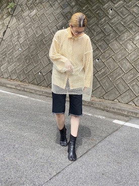 「blAnks（ブランクス）のアイテム」を使った、RIKAさん（レディース・168cm）の夏コーディネート