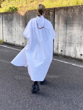 「Hender Scheme（エンダースキーマ）のアイテム（財布/小物）」を使った、RIKAさん（レディース・168cm）の夏コーディネート