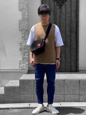 「ベージュコーデ」｜kei*さん（メンズ・179cm・40代）の春コーディネート